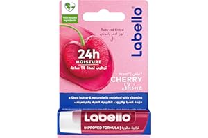 Labello Cherry Fruity Shine Lip Gloss Balm SPF 10 by Labello