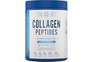 Applied Nutrition Collagen Peptides Powder - Hydrolysed Bovine Collagen Protein, Halal, Healthy Skin, Hair, Nails (Unflavoured) (300g - 15 Servings)