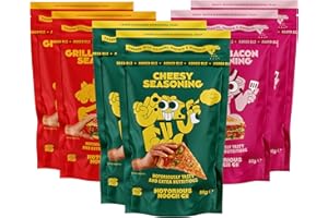 NOTORIOUS NOOCH CO - Nutritional Yeast Flakes - Cheesy Bacon and Chicken B12 Seasoning - Pack of 2