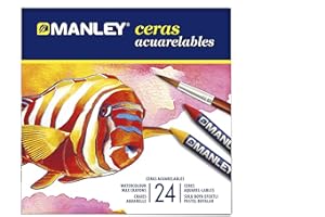 ALPINO MANLEY mnq000424 – Wachsmalstifte, 24 Stück