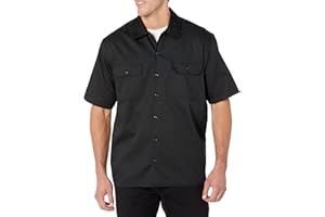 Amazon Essentials Camicia da Lavoro a Maniche Corte Antimacchia e Antipiega Uomo