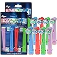 Replacement Toothbrush Heads for Oral B Braun Electric Toothbrush- 8 Pk of Kids Colorful Brush Heads Compatible with Oralb- Soft Bristles, Small Heads, Fits Pro 1000, Triumph, Clean, io, Cross+ More