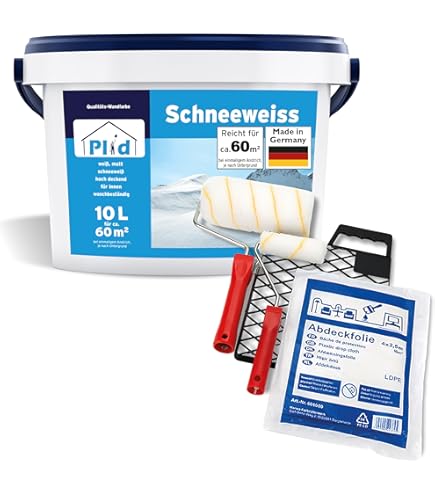 Craft Colors Strong Peinture Murale Beige Grès 5 L Pour Surfaces Fortement Sollicitées Telles Que Les Cages D'escalier, Les Couloirs, Les Caves Et Les Murs De Garage – Classe D'abrasion Humide 1