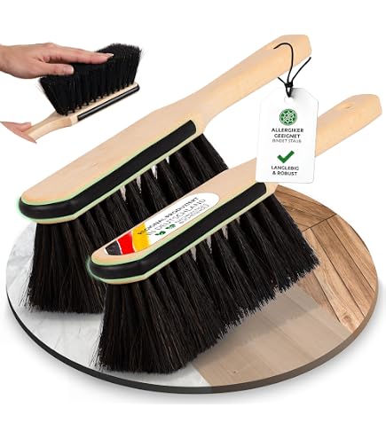Balayette En Bois Manche Long 45 Cm Naturel - Paris Prix