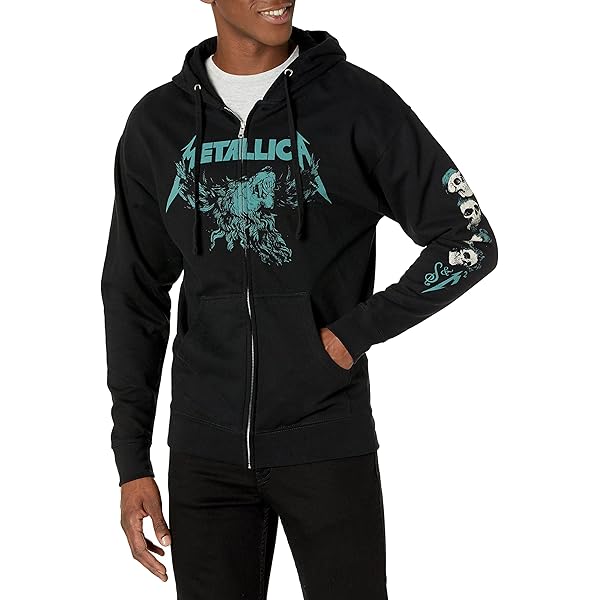 Générique Metallica Kill Em All Sweat à Capuche Zippé Noir S