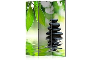 BIOMBO B&D XXL murando Biombo 135x172 cm de Impresion Unilateral en el Lienzo de TNT Decoracion Foto Biombo de Madera con Imagen Impresa Separador Grande Home Office b-B-0184-z-b