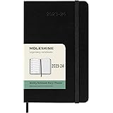 Moleskine Weekly Planner 2023-2024, Agenda 18-Mesi, Diario Accademico, Agenda Settimanale con Copertina Rigida, Formato Tasca