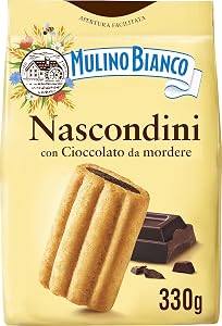 Mulino Bianco Biscotti Frollini Nascondini con Cioccolato da Mordere 330 g