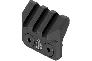 UTG Unisex – Erwachsene M-lok® Angled Picatinny Mount, Black Montage, Schwarz, Einheitsgröße EU