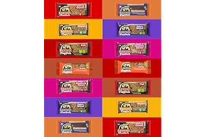 FREE FROM DIRECT Blackfriars Vegan Flapjack Selection 14 Bars in 7 Flavours(Box of 14X90-110g Bars) - Breakfast Bars, - Healthy Snacking, - Granola, Cherry & Coconut, Date & Walnut, Original, Apple & Raspberry, Fruit