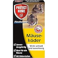 PROTECT HOME Rodicum Mäuseköder anwendungsfertige beköderte Köderbox zur effektive Mäusebekämpfung, 1 Stück