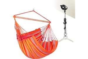 La Siesta Domingo Toucan - Chaise-hamac Outdoor Kingsize + CasaMount Black - Fixation Multi-Surface