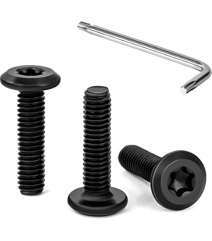 Viti In Acciaio Inox VA2 Nere &ndash; Testa A Lente Con Fessura A Croce &ndash; Filetto Lamiera &ndash; M1.7 A M6.3