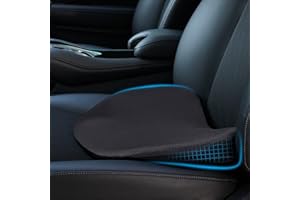 Ainiv Cuscino Per Wedile a Cuneo Dell'auto, Cuscino per Sedile Auto per Guida, Cuscino Per Sedile di Rialzo, Cuscino in Schiuma di Memoria per Sedile Dell'auto Per il Sedile Del Conducente