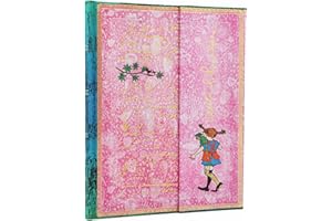 Astrid Lindgren, Pippi Longstocking (Embellished Manuscripts Collection) Ultra Unlined Hardcover Journal (Wrap Closure)