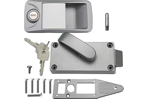 PRO-STYLING DESIGN FOR PERFECTION US TriMark MC 400 Metall Türschloss Tür Schloss Wohnwagen Wohnmobil Caravan Boot Silber für links angeschlagene Türen