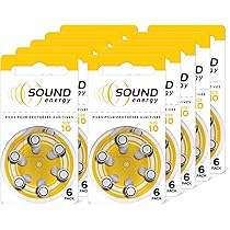 Batterie Acustici 120 Pezzi In Blister Batterie Per Apparecchi Acustici Siemens Signia - 120 Pezzi Formato 10 (gialle) P10MF, Confezione Da 20 Blister Da 6 Batterie Protesi Acustiche - Foto 7