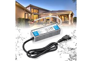 BRIMETI LED Transformator 12V 36W 3A IP67 Vattentät AC 220V till 12V DC LED Drivrutin Strömförsörjning Konstant Spänning Slim Lågspänning Nätadapter med Netzteil för Strip Lampor Utomhus