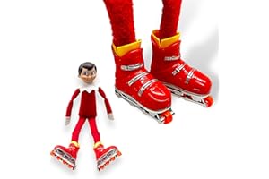 Naughty Elf Roller Skates - The Shelf Shack Elf Accessories - Funny Elf Prop Joke Idea