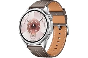 HUAWEI Watch GT 6 GPS 46mm Montres connectées, Écran AMOLED de 1,47 Pouce, Jusqu'à 21 Jours d'autonomie, Cyclisme de Niveau Professionnel, Compatible avec iOS et Android, Analyse ECG, Gris
