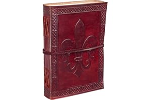 PAPER HIGH Fleur de Lis Cuir Journal ordinateur portable