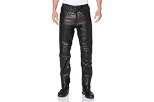 Bikers Gear Australia Pantalon moto en cuir souple de qualité supérieure pour