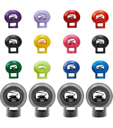 Spirit-MAP 20Pcs Arrêt Cordon Verrou Cordon Ressort Bloque Cordon pour