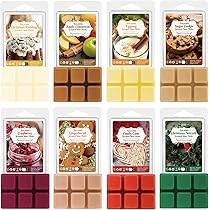 SCENTORINI Duftwachs Set Für Duftlampen - 8 Winterliche Düfte Aus Sojawachs | Ideal Als Weihnachtsgeschenk