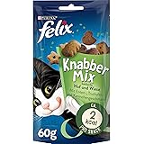 Felix KnabberMix Croccantini per gatto, confezione da 8 (8 x sacchetti da 60 g)