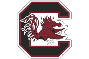 Craftique South Carolina Aufkleber (C-Gamecock-Aufkleber (7,6 cm, 10,2 cm, 15,2 cm)