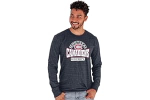 Blue 84 Herren NHL Offiziell lizenziertes Tri-Blend Langarm-T-Shirt Beards