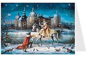 Postkarten-Adventskalender "Moritzburg": Papier-Adventskalender