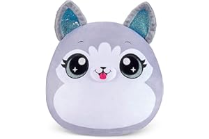 RAINBOCORNS Coco Surprise Coco Squishies Hypa The Husky, Peluche Ultra Morbidi, 30 cm, Simpatico Peluche, Peluche (Husky)