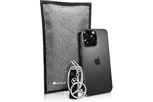 Armadillo Pro-Tec RFID Faraday Tasche – Keyless Go Schutz Autoschlüssel & Handy Hülle Signalblocker gegen Diebstahl & Tracking | Anti-Hacking Schutzhülle | Passend für alle Marken & Geräte