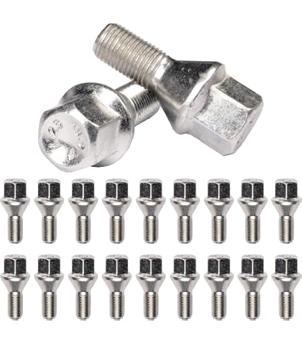 Bullone Bimecc Sede Conica 60° – M12x1.5, Chiave 17, Lunghezza Filetto 50mm, Totale 75mm, 10.9 - Foto 4