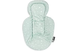 4moms® Neugeboreneneinsatz für Babyschaukel, Babywippe, mamaRoo, rockaRoo, beidseitig bedruckt, Cool Mesh