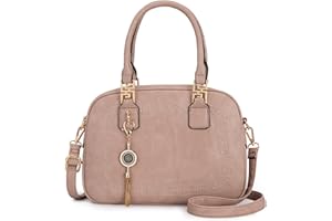 Montana West Small Top Handle Purse for Women Crossbody Satchel Handbag Barrel Bag