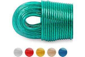 Corde à linge de 50 mètres avec noyau en acier - MADE IN HOLLAND - résistante aux intempéries et extra longue - pour la maison et le camping - extra solide - différentes couleurs - LaundrySpecialist