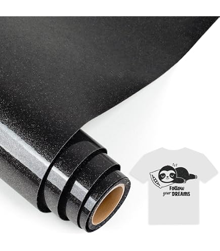 Colore Per Magliette Vinile Termoadesivo Glitterato Che Cambia Colore 4 Fogli L 1168315