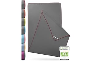 ‎NIRVANASHAPE NirvanaShape Yoga Handtuch rutschfest | Hot Yoga Towel mit Antirutsch-Noppen | hygienische Yogatuch-Auflage für Yogamatte [ 185 x 63 cm ]