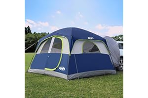 UNP Tente SUV pour Camping, 6 Personnes, Tente de hayon pour extérieur, Tent Facile à Installer avec Pare-Pluie, 3 x 2,9 x 2,7 m