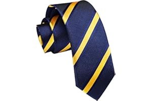 Enlision Wąskie krawaty dla mężczyzn klasyczny 6 cm wąski krawat na formalne wesele biznesowe przyjęcie Paisley w paski w kratę...