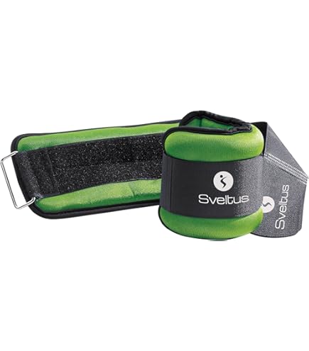 Cavigliere Regolabili Drumfit AnkleBell 1000 Neo | Set Da 2 | Peso 1kg/2kg/2.5kg | Con Velcro | Per Allenamento - Foto 5