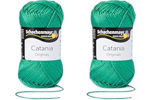 SCHACHENMAYR SINCE 1822 Schachenmayr Catania, Twins golfgrün Handstrickgarne