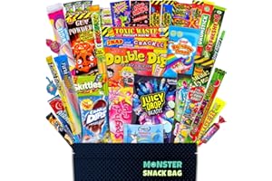 ‎GENERISCH XXL-Mix mit 40 Internationalen Süßigkeiten aus aller Welt auch als Geschenkidee z.B. zum Geburtstag - Mischung mit Candy, Sweets und Snacks als Box