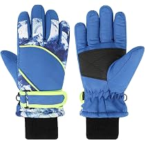 Gants De Ski Enfants 1-6 Ans - Mitaines Chaudes, Imperméables, Antidérapantes Pour Neige, Snowboard - 10