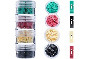 CQROBOT 200 Pieces Standard Computer Jumper Caps with Handle Pin Shunt Short Circuit 2P Connector (Shunts). Suitable for Arduino Raspberry Pi PCB PC DVD HDD Motherboard Shorting and Other Items.