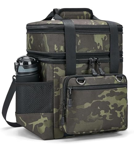 Borsa Termica Porta Pranzo Tattica 22L - Isolata, Impermeabile, Con Scomparti, Per Ufficio E Outdoor - Foto 8