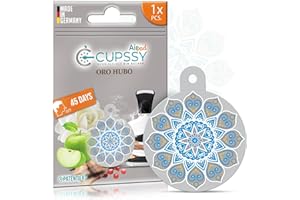 Ambientador coche,Cupssy AirPad 1unidad, Ambientador hogar Aromático Creed - ORO Hubo Fragancia duradera y fresca, apto Casa, Armario y Garaje, Perfume Hombre,Perfume Mujer,neutraliza malos olores,