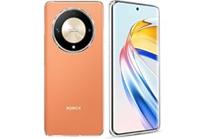 FDHYFGDY Coque pour Honor Magic 6 Lite 5G Coque, Étui de Protection en Silicone Antichoc Transparent, Clair Mince Souple TPU Bumper Housse